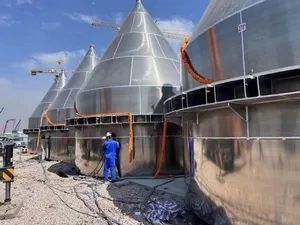 Цех сборки силосов