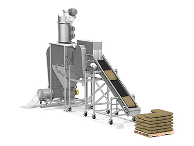 Автоматическое растаривание мешков